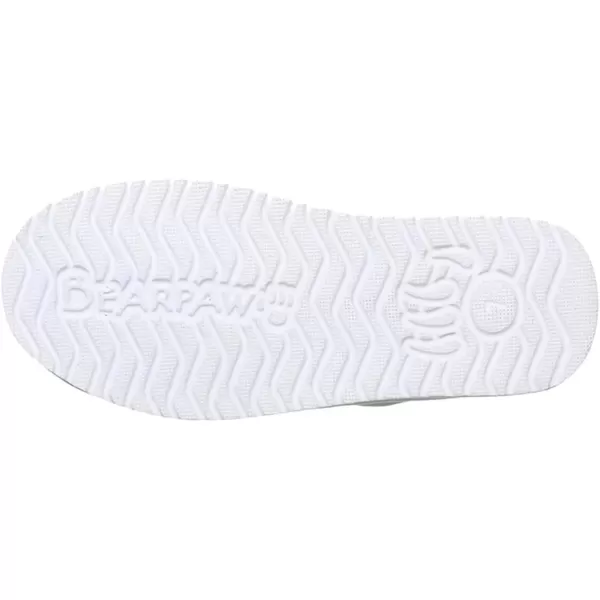 imageBEARPAW Womens Puffy Multiple Colors  Womens Slippers  Womens Shoes  Comfortable ampamp LightWeightWhite