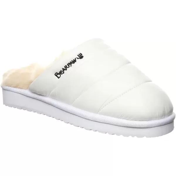 imageBEARPAW Womens Puffy Multiple Colors  Womens Slippers  Womens Shoes  Comfortable ampamp LightWeightWhite