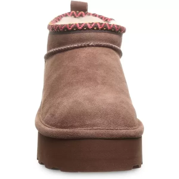imageBEARPAW Womens Retro Super Shorty Deco  Womens Ankle Boot  Womens Slip On Boot  Comfortable Winter Boot  Multiple Colors ampamp SizesCocoa
