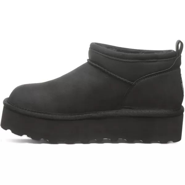 imageBEARPAW Womens Retro Super Shorty Vegan  Womens Ankle Boot  Comfortable Winter BootBlack