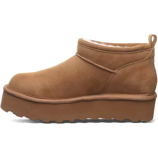 imageBEARPAW Womens Retro Super Shorty Vegan  Womens Ankle Boot  Comfortable Winter BootHickory