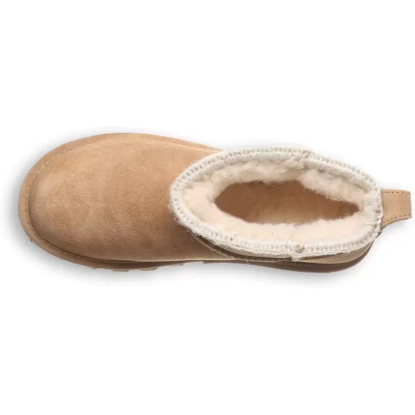 imageBEARPAW Womens Shorty Crochet Multiple Colors  Womens Ankle Boot  Womens Slip On Boot  Comfortable Winter BootIced Coffee