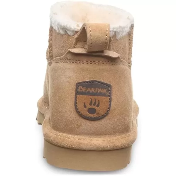 imageBEARPAW Womens Shorty Crochet Multiple Colors  Womens Ankle Boot  Womens Slip On Boot  Comfortable Winter BootIced Coffee