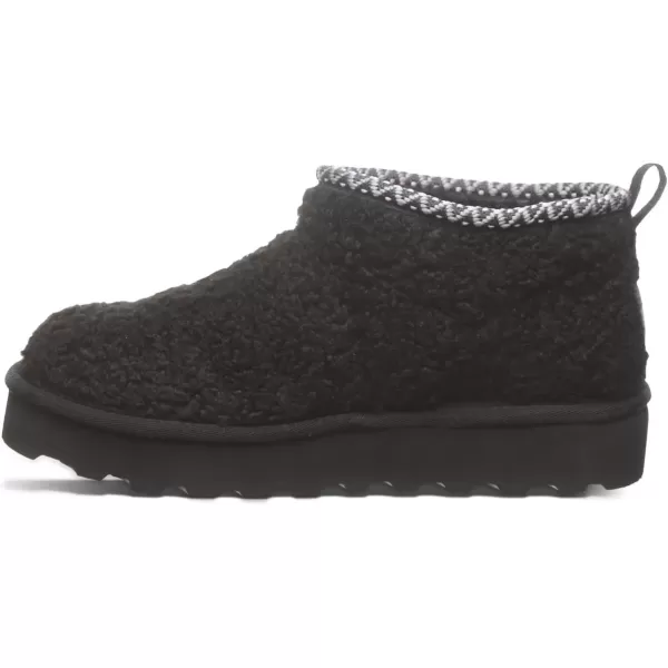imageBEARPAW Womens Snuggle Daphne Deco Boot  Womens Ankle Boot  Womens Slip On Boot  Comfortable Winter BootBlack Ii