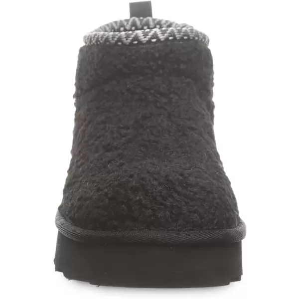 imageBEARPAW Womens Snuggle Daphne Deco Boot  Womens Ankle Boot  Womens Slip On Boot  Comfortable Winter BootBlack Ii