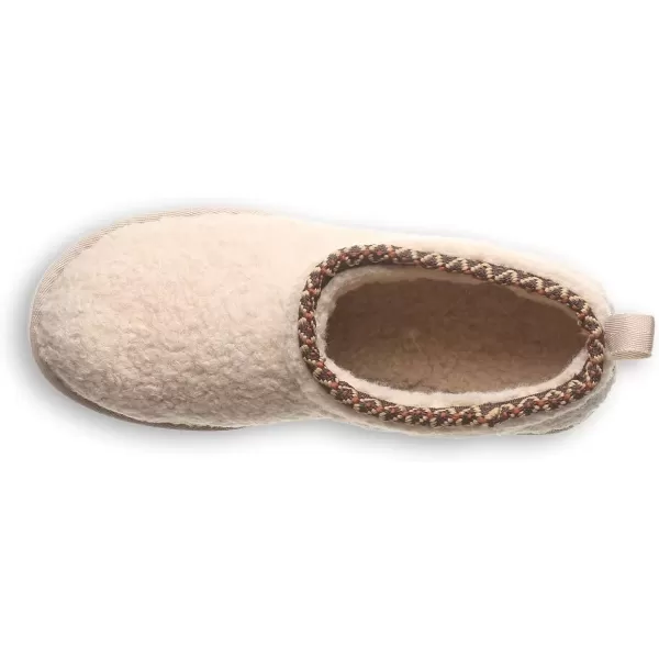 imageBEARPAW Womens Snuggle Daphne Deco Boot  Womens Ankle Boot  Womens Slip On Boot  Comfortable Winter BootOat