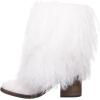 imageBEARPAW Womens Boticia Multiple Colors  Womens Boot Classic Suede  Womens Slip On Boot  Comfortable Winter BootWhite