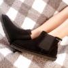 imageBEARPAW Womens Drew Multiple Colors  Womens Ankle Boot  Womens Slip On Boot  Comfortable Winter BootBlack