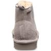 imageBEARPAW Womens Drew Multiple Colors  Womens Ankle Boot  Womens Slip On Boot  Comfortable Winter BootMushroom