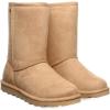imageBEARPAW Womens Elle Short Vegan Multiple Colors  Womens Boot Classic Suede  Womens Slip On Boot  Comfortable Winter BootIced Coffee