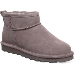 imageBEARPAW Womens Shorty Multiple Colors  Womens Ankle Boot  Womens Slip On Boot  Comfortable Winter BootCinder