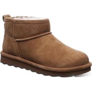 imageBEARPAW Womens Shorty Multiple Colors  Womens Ankle Boot  Womens Slip On Boot  Comfortable Winter BootHickory