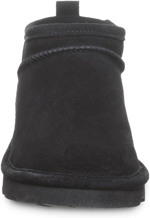 imageBEARPAW Womens Super Shorty Wide Boot  Womens Ankle Boot  Womens Slip On Boot  Comfortable Winter Boot  Multiple Colors ampamp SizesBlack