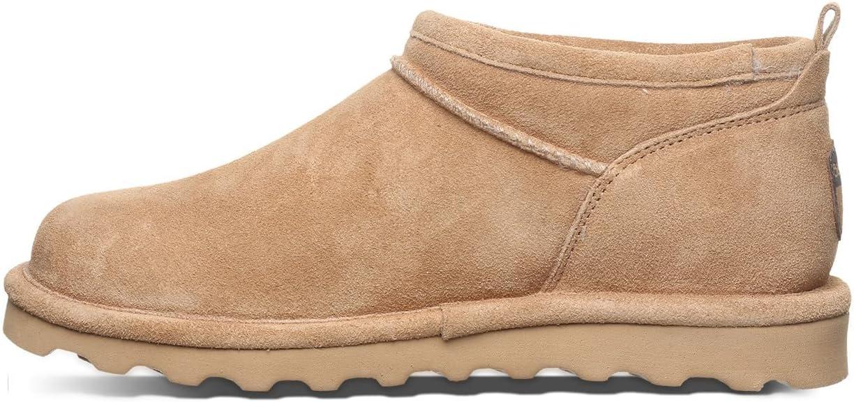 imageBEARPAW Womens Super Shorty Wide Boot  Womens Ankle Boot  Womens Slip On Boot  Comfortable Winter Boot  Multiple Colors ampamp SizesIced Coffee