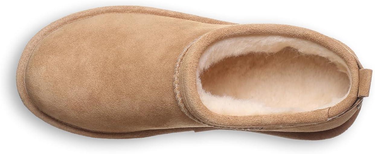 imageBEARPAW Womens Super Shorty Wide Boot  Womens Ankle Boot  Womens Slip On Boot  Comfortable Winter Boot  Multiple Colors ampamp SizesIced Coffee