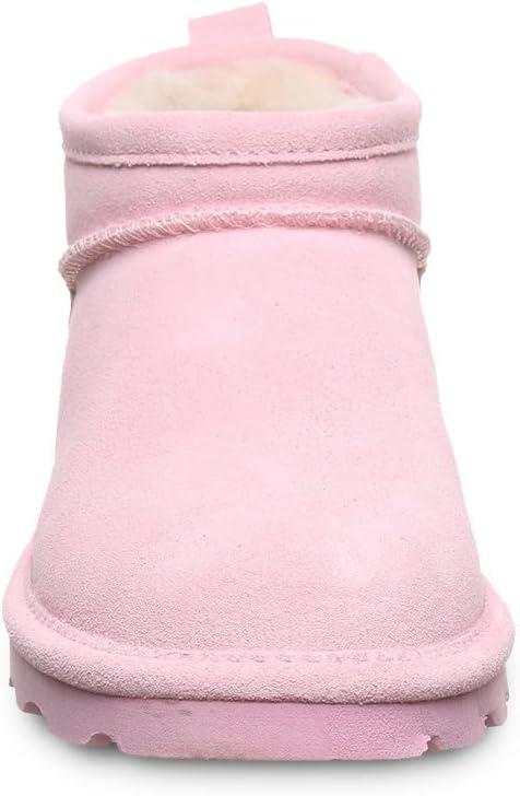 imageBEARPAW Womens Super Shorty Wide Boot  Womens Ankle Boot  Womens Slip On Boot  Comfortable Winter Boot  Multiple Colors ampamp SizesPrism Pink