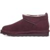imageBEARPAW Womens Super Shorty Wide Boot  Womens Ankle Boot  Womens Slip On Boot  Comfortable Winter Boot  Multiple Colors ampamp SizesEggplant