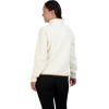 imageBEARPAW Womens Zip Up Polar Fleece Outerwear Jacket with PocketsWhite Swan