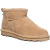 imageBEARPAW Womens Shorty Wide Multiple Colors  Womens Ankle Boot  Womens Slip On Boot  Comfortable Winter BootIced Coffee