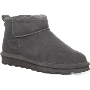 imageBEARPAW Womens Shorty Wide Multiple Colors  Womens Ankle Boot  Womens Slip On Boot  Comfortable Winter BootGraphite