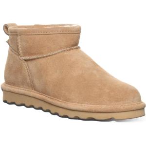 imageBEARPAW Womens Shorty Wide Multiple Colors  Womens Ankle Boot  Womens Slip On Boot  Comfortable Winter BootIced Coffee