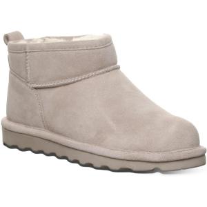 imageBEARPAW Womens Shorty Wide Multiple Colors  Womens Ankle Boot  Womens Slip On Boot  Comfortable Winter BootMushroom