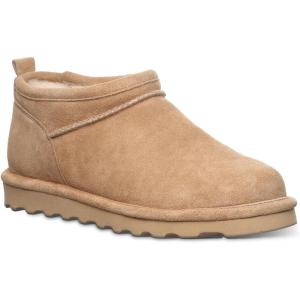 imageBEARPAW Womens Super Shorty Wide Boot  Womens Ankle Boot  Womens Slip On Boot  Comfortable Winter Boot  Multiple Colors ampamp SizesIced Coffee