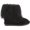 imageBEARPAW Womens Boo Multiple Colors  Womens Boot Classic Suede  Womens Slip On Boot  Comfortable Winter BootBlack