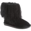 imageBEARPAW Womens Boo Multiple Colors  Womens Boot Classic Suede  Womens Slip On Boot  Comfortable Winter BootBlack