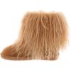 imageBEARPAW Womens Boo Multiple Colors  Womens Boot Classic Suede  Womens Slip On Boot  Comfortable Winter BootBrown Wheat 721