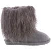 imageBEARPAW Womens Boo Multiple Colors  Womens Boot Classic Suede  Womens Slip On Boot  Comfortable Winter BootCharcoal