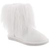 imageBEARPAW Womens Boo Multiple Colors  Womens Boot Classic Suede  Womens Slip On Boot  Comfortable Winter BootWhite