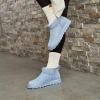 imageBEARPAW Womens Shorty Vegan Boot  Womens Ankle Boot  Womens Slip On Boot  Comfortable Winter BootDenim Blue