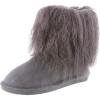 imageBEARPAW Womens Boo Multiple Colors  Womens Boot Classic Suede  Womens Slip On Boot  Comfortable Winter BootCharcoal