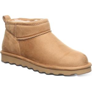 imageBEARPAW Womens Shorty Vegan Boot  Womens Ankle Boot  Womens Slip On Boot  Comfortable Winter BootIced Coffee