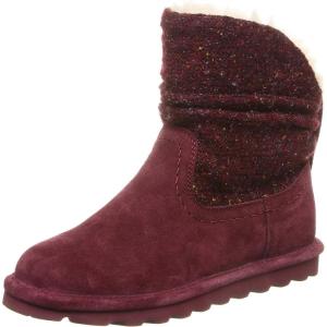 imageBEARPAW Womens Virginia Multiple Colors  Womens Boot Classic Suede  Womens Slip On Boot  Comfortable Winter BootRed Wine 667