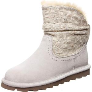 imageBEARPAW Womens Virginia Multiple Colors  Womens Boot Classic Suede  Womens Slip On Boot  Comfortable Winter BootWinter White