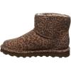 imageBEARPAW Womens Aleesa Exotic Multiple Colors  Womens Ankle Boot  Womens Slip On Boot  Comfortable Winter BootLeopard