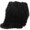 imageBEARPAW Womens Boetis Multiple Colors  Womens Boot Natural Fur  Womens Slip On Boot  Comfortable Winter BootBlack