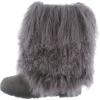 imageBEARPAW Womens Boetis Multiple Colors  Womens Boot Natural Fur  Womens Slip On Boot  Comfortable Winter BootCharcoal