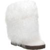 imageBEARPAW Womens Boetis Multiple Colors  Womens Boot Natural Fur  Womens Slip On Boot  Comfortable Winter BootWhite