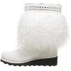 imageBEARPAW Womens Elise Multiple Colors  Womens Boot Classic Suede  Womens Slip On Boot  Comfortable Winter BootWhite