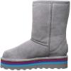 imageBEARPAW Womens Retro Elle Multiple Colors  Womens Boot Classic Suede  Womens Slip On Boot  Comfortable Winter BootGray Fog