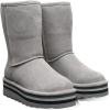 imageBEARPAW Womens Retro Elle Multiple Colors  Womens Boot Classic Suede  Womens Slip On Boot  Comfortable Winter BootGrey