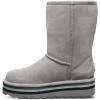 imageBEARPAW Womens Retro Elle Multiple Colors  Womens Boot Classic Suede  Womens Slip On Boot  Comfortable Winter BootGrey