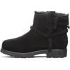 imageBEARPAW Womens Willow Boot  Womens Boot Classic Suede  Womens Slip On Boot  Comfortable Winter BootBlackBlack