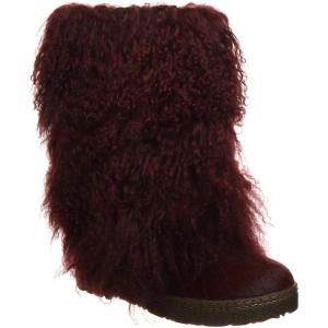 imageBEARPAW Womens Boetis Multiple Colors  Womens Boot Natural Fur  Womens Slip On Boot  Comfortable Winter BootWine