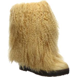 imageBEARPAW Womens Boetis Multiple Colors  Womens Boot Natural Fur  Womens Slip On Boot  Comfortable Winter BootYellow