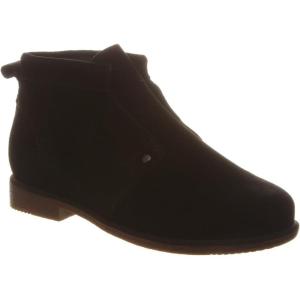 imageBEARPAW Womens Carmel Multiple Colors  Chukka Bootie  Slip On Boot  Comfortable Winter BootBlack