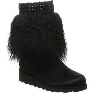 imageBEARPAW Womens Elise Multiple Colors  Womens Boot Classic Suede  Womens Slip On Boot  Comfortable Winter BootBlack